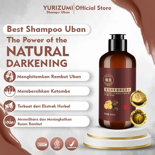 Original Shampoo Shampo Sampo Yurizumi Penghitam Rambut / Menghitamkan Rambut / Menghitamkan Rambut