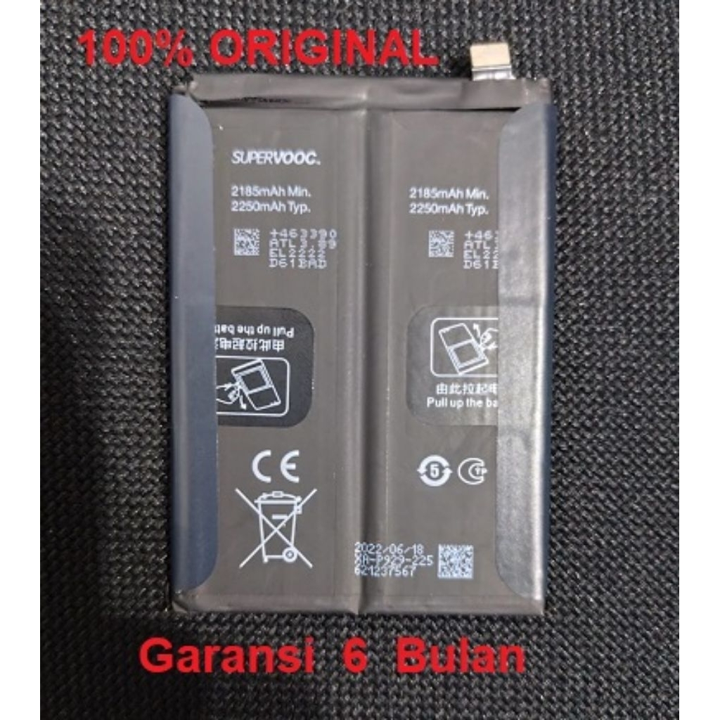 Battery Oppo Reno8 Pro Reno 8 Pro+ Reno8 Pro Plus BLP929 Baterai Batere Original