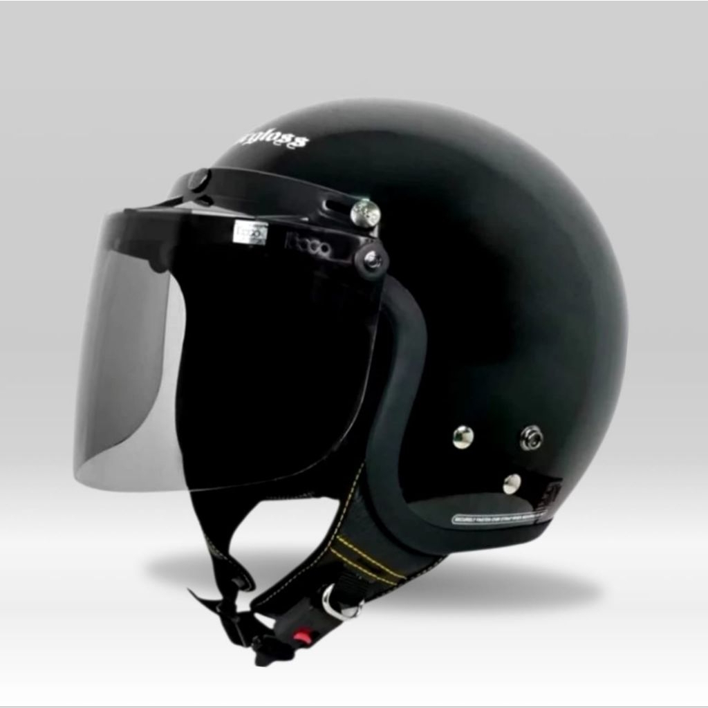 Helm Bogo Cargloss Premium + Kaca Datar