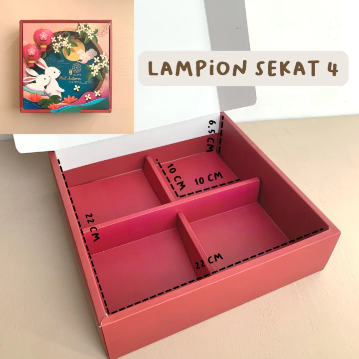 

Box Dus Kotak Packaging Kue Bulan Mooncake Mid Autumn Festival