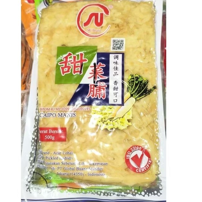 

Caipo Manis Acar Lobak Manis 500g