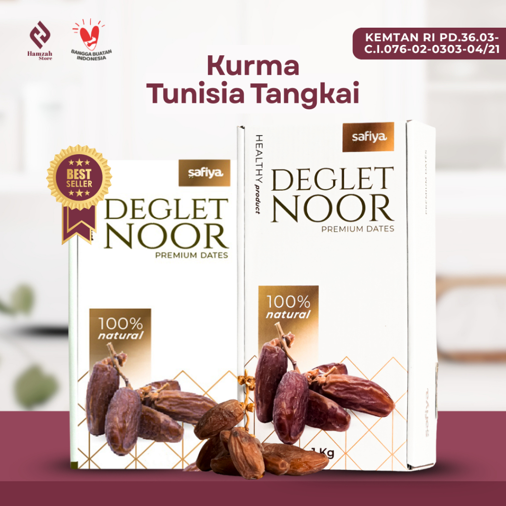 

Kurma Tangkai 1 Kg Kurma Tunisia Deglet Noor Asli Premium Safiya