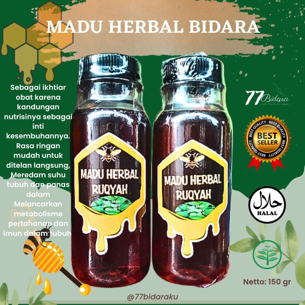 

Madu Bidara Herbal / Madu Herbal Bidara/ Madu asli