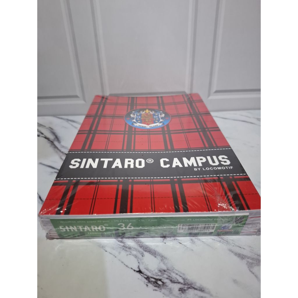 

BUKU SINTARO CAMPUS 36 LEMBAR BOXY / PANJANG (1 PACK ISI 10 BUKU)