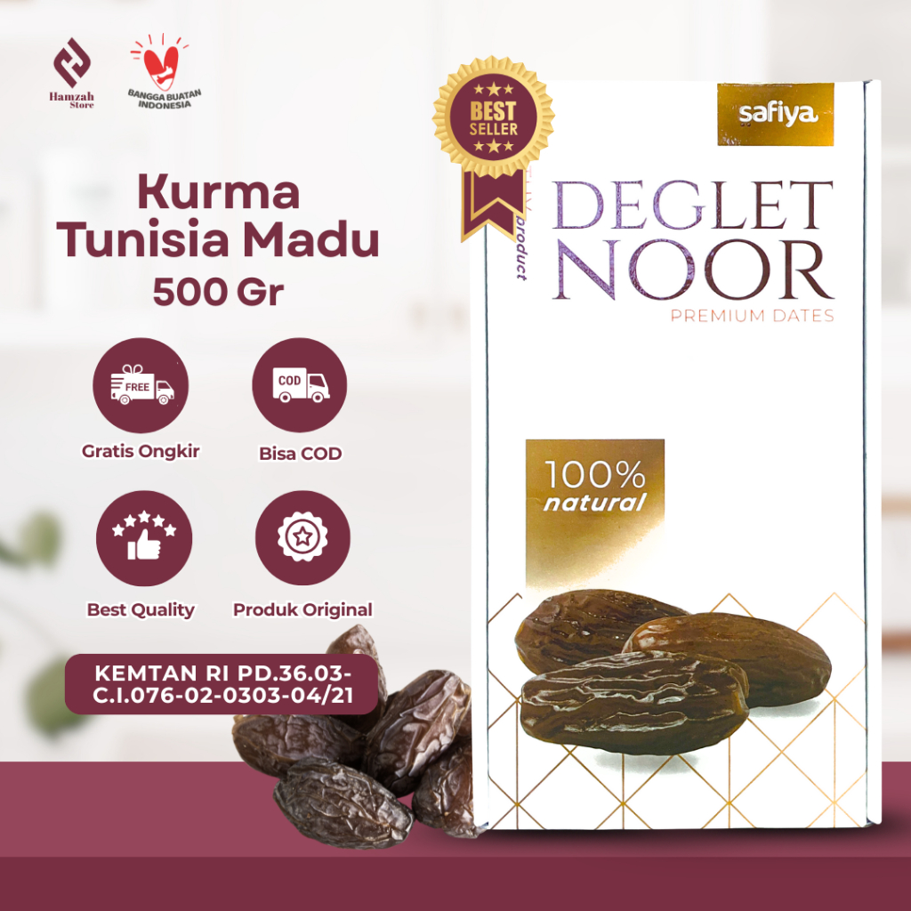

Kurma Tunisia Madu Safiya 500 Gram Kurma Tunisia Tanpa Tangkai Deglet Nour