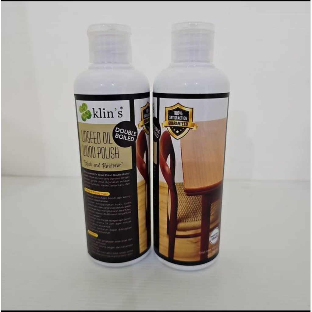 Minyak Poles Minyak Biji Rami Untuk Poles Mebel Kayu Furniture Parquet Lantai Kayu 250ml