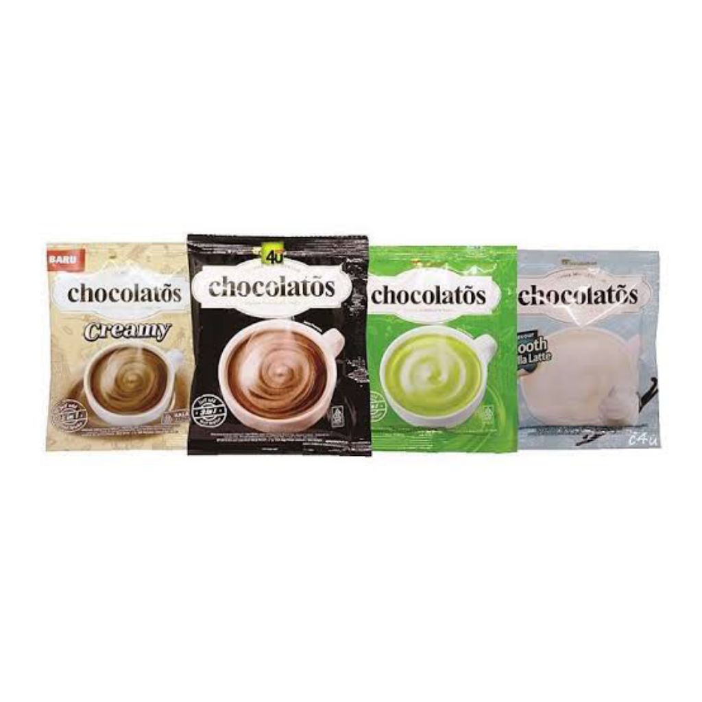 

Chocolatos drink bubuk sachet All varian rasa Creamy Cokelat | Cokelat | Matcha | Vanilla Latte