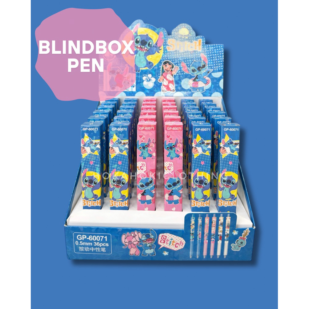 

Blindbox Pen Karakter Lilo & Stitch / Bolpoin gel Stitch Mystery Blindbox / Pulpen gel stitch lucu