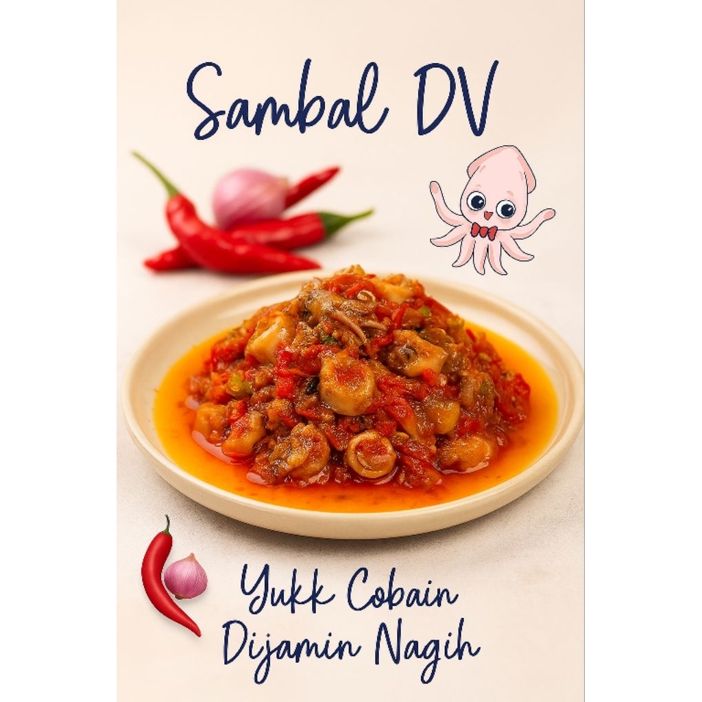 

Sambal DV - 160gr Sambal Cumi Terasi