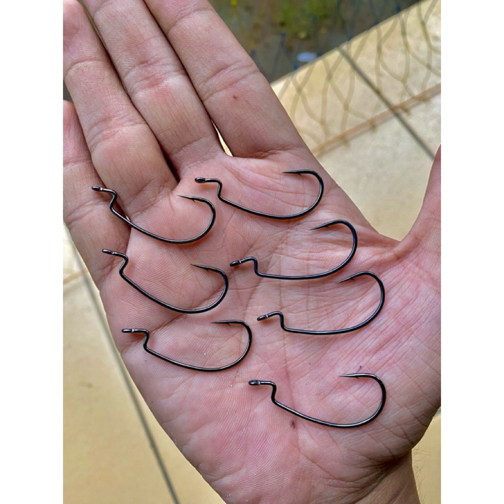 WORM HOOK  UNTUK SOFT LURE 6CM