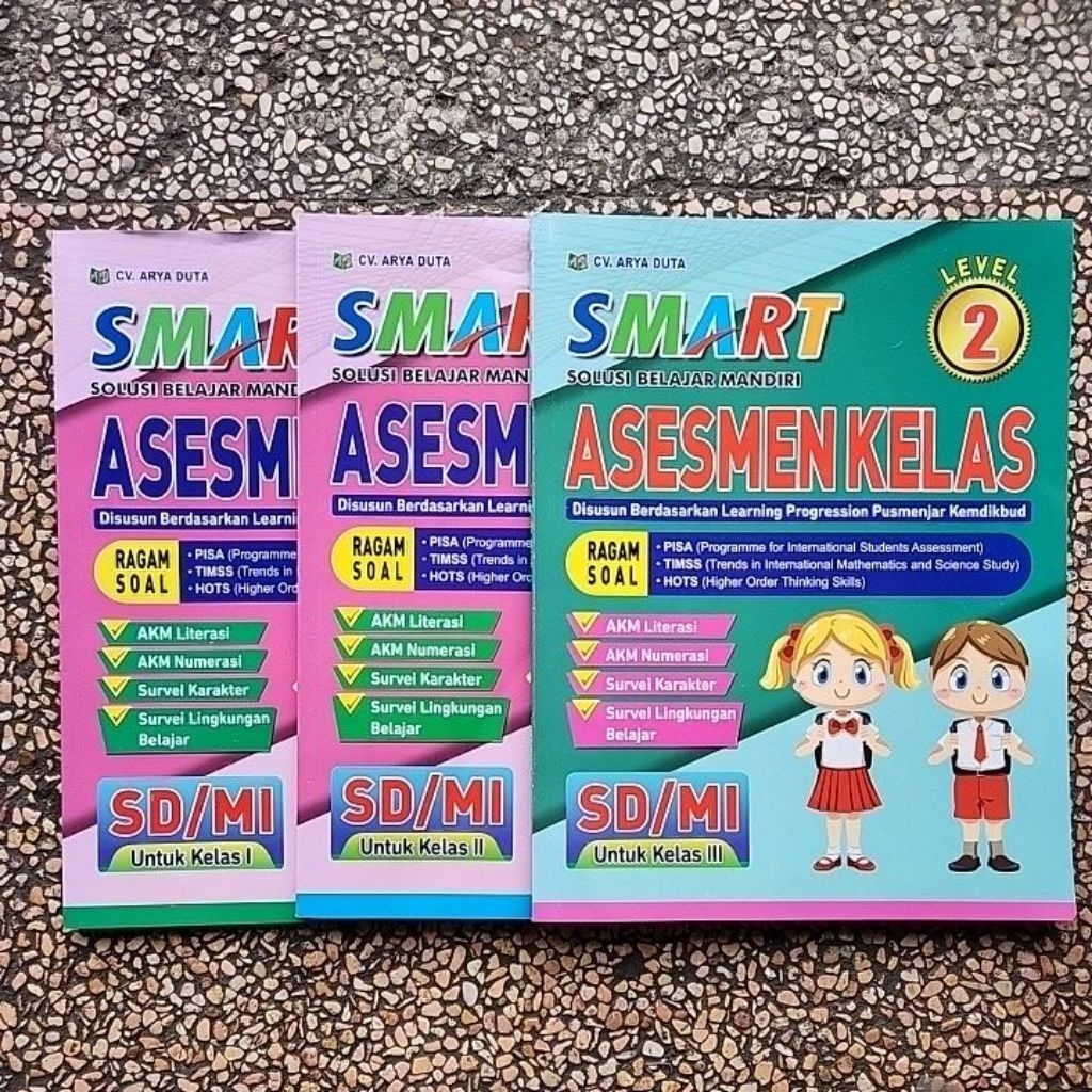 Buku Soal AKM Smart Asesmen Kelas Sd/Mi Kelas 1.2.3 Kurikulum Merdeka