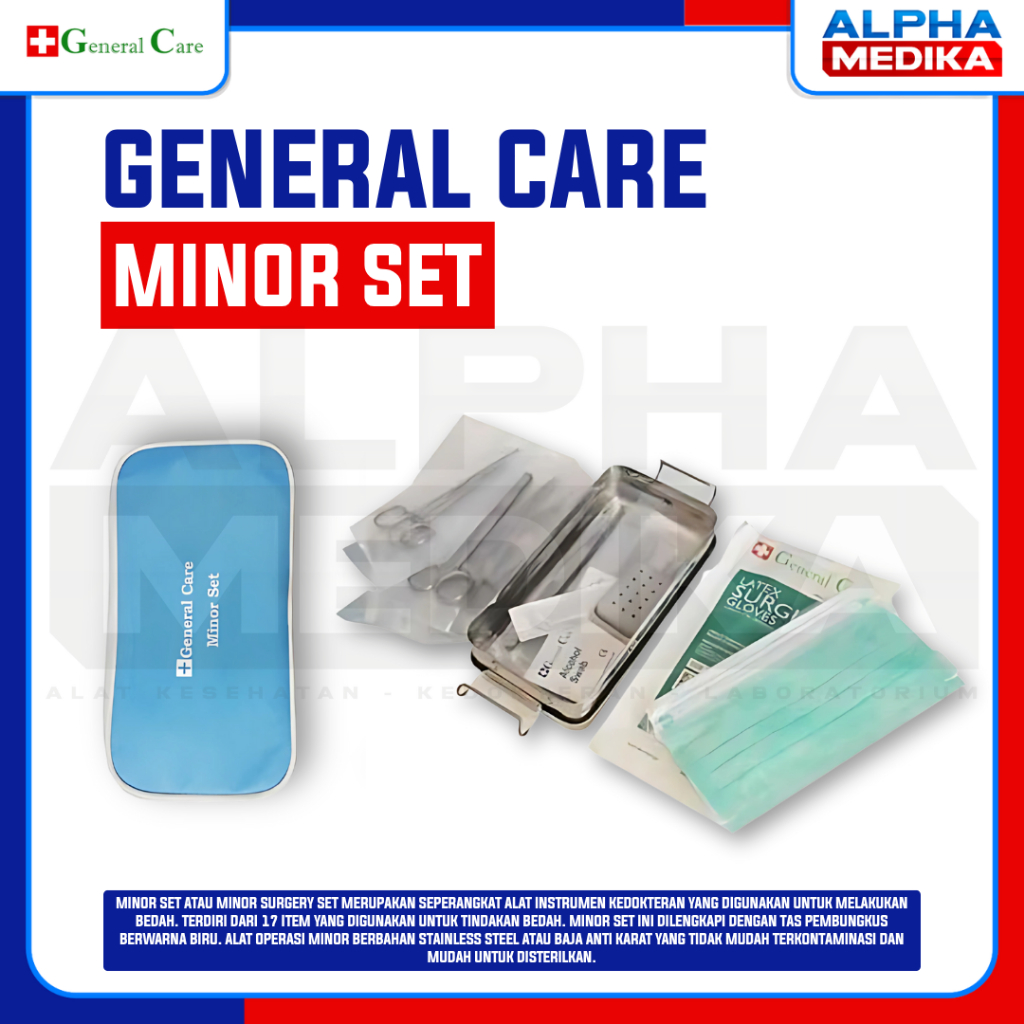GENERAL CARE - Minor Set GENERALCARE / Alat Bedah Minor Set / Alat Medis Operasi Bedah Minor