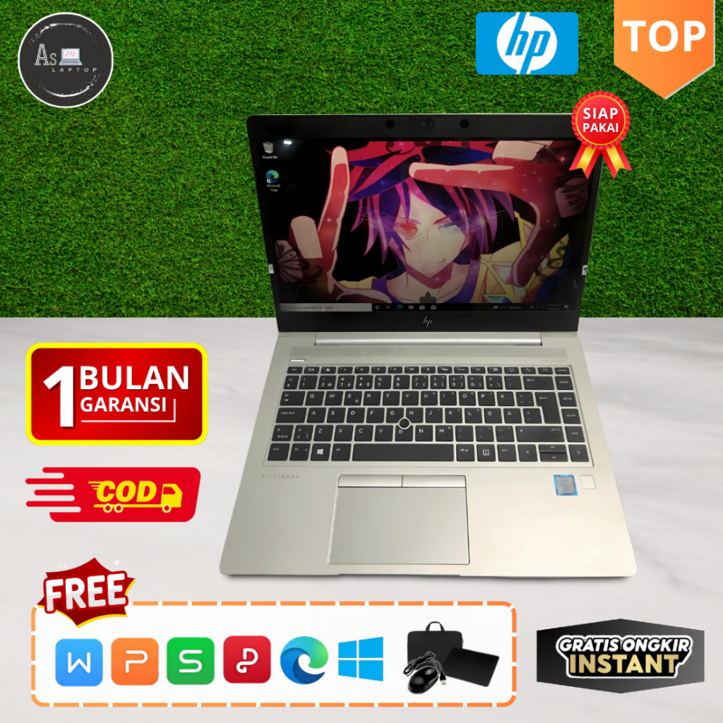 Laptop HP PROBOOK 430 640 650 745 830 840 HP EliteBook X360 630 Core i5/i7 GEN 6-7 HP 725 | Layar 12