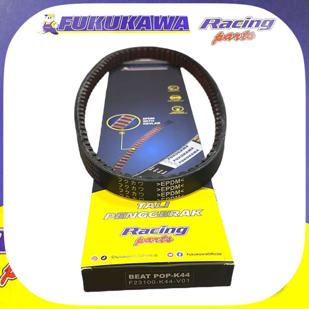 Vanbelt Racing BEAT POP  ESP  STREET  SCOOPY ESP VARIO 110 ESP  V-Belt Only  K44 Original FUKUKAWA