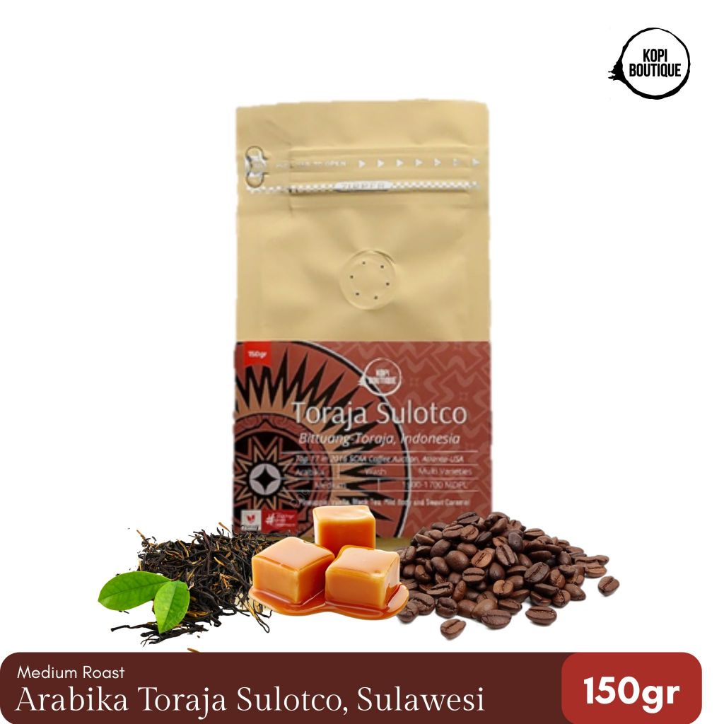 

Kopi Arabika Toraja Sulotco Sulawesi 150gr