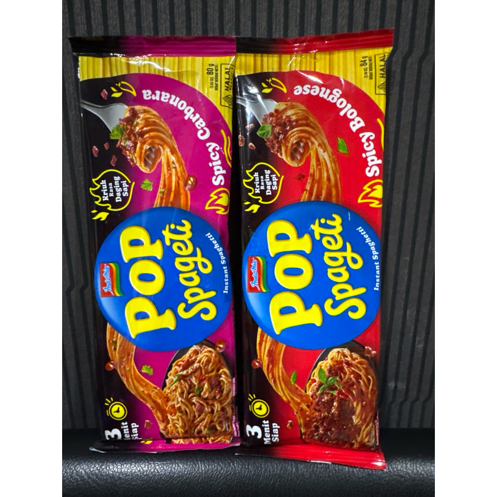 

Pop Spageti Spicy Carbonara & Bolognese