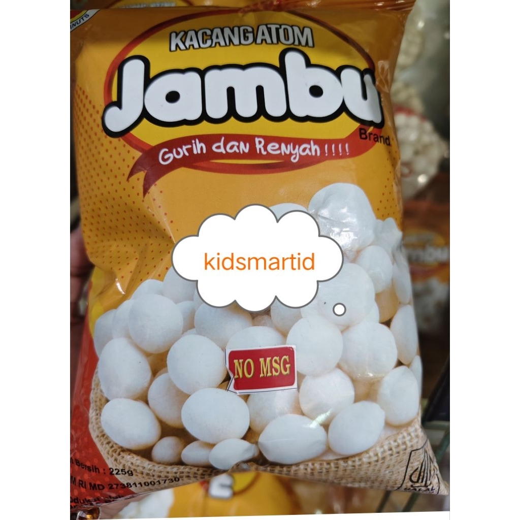 

KACANG ATOM JAMBU NO MSG nett 225 gram