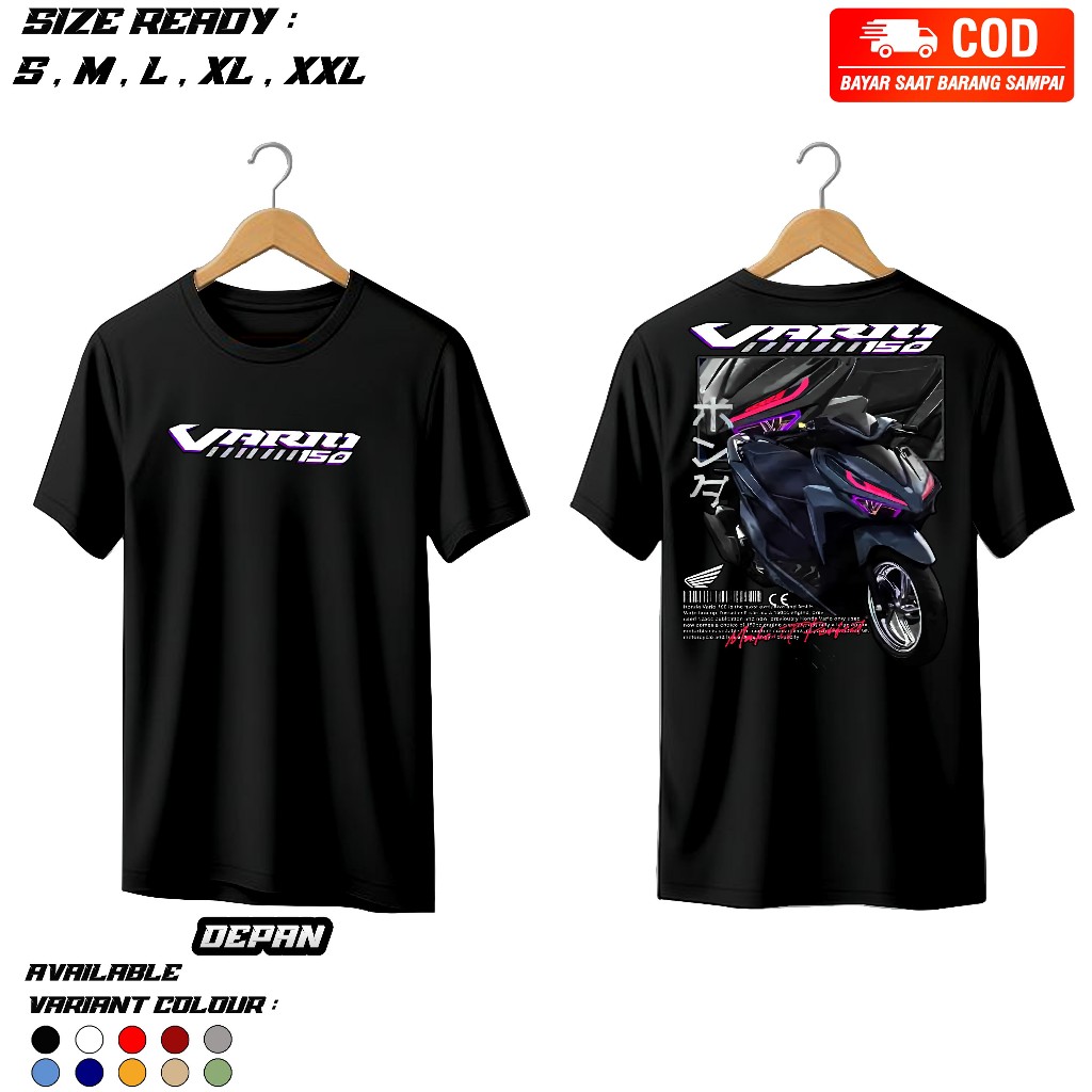 Kaos Baju HONDA VARIO 150 HONDA GANK SW Kaos Otomotif | kaos racing motif Vario | kaos balap honda |