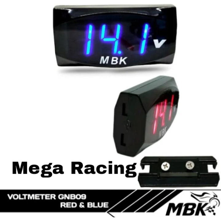 PROMO Voltmeter/Voltmeter Aki  anti air /Pengukur Daya Aki - Volt Meter Aki 12 Volt universal