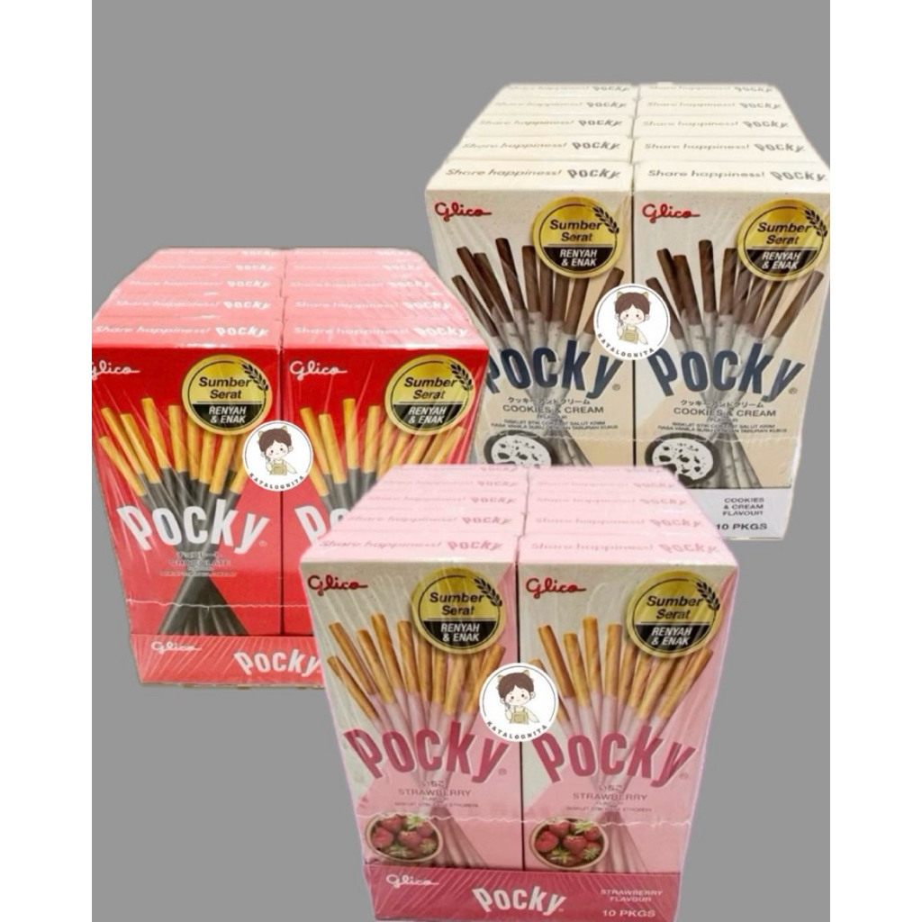 

[PROMO] Pocky Mini 1 pak isi 10x22gr - Biskuit stick enak Murah