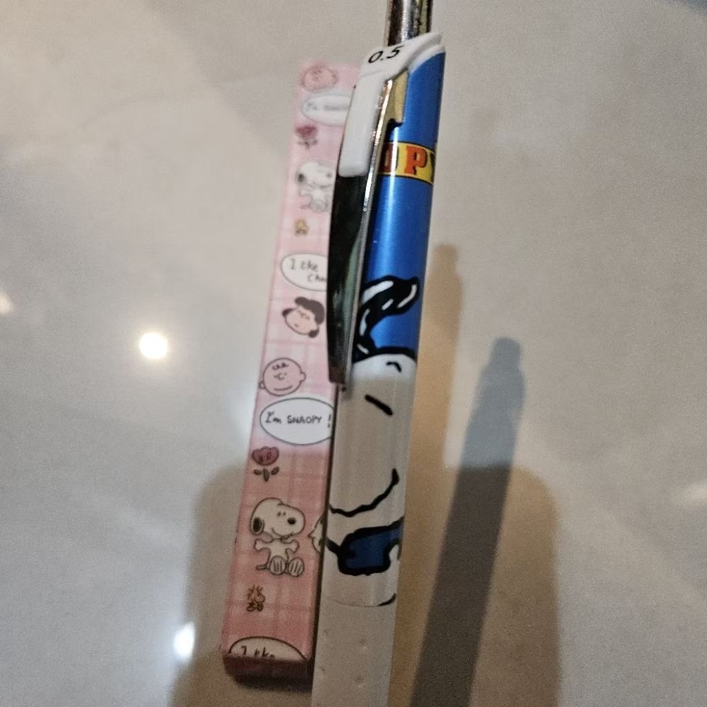 

Gel Pen 0.5mm Pena Cute Snoopy warna merah new