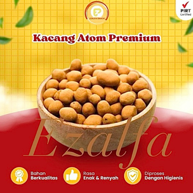 

Kacang Atom. Snack Camilan Kacang Atom Renyah Kriuk Gurih