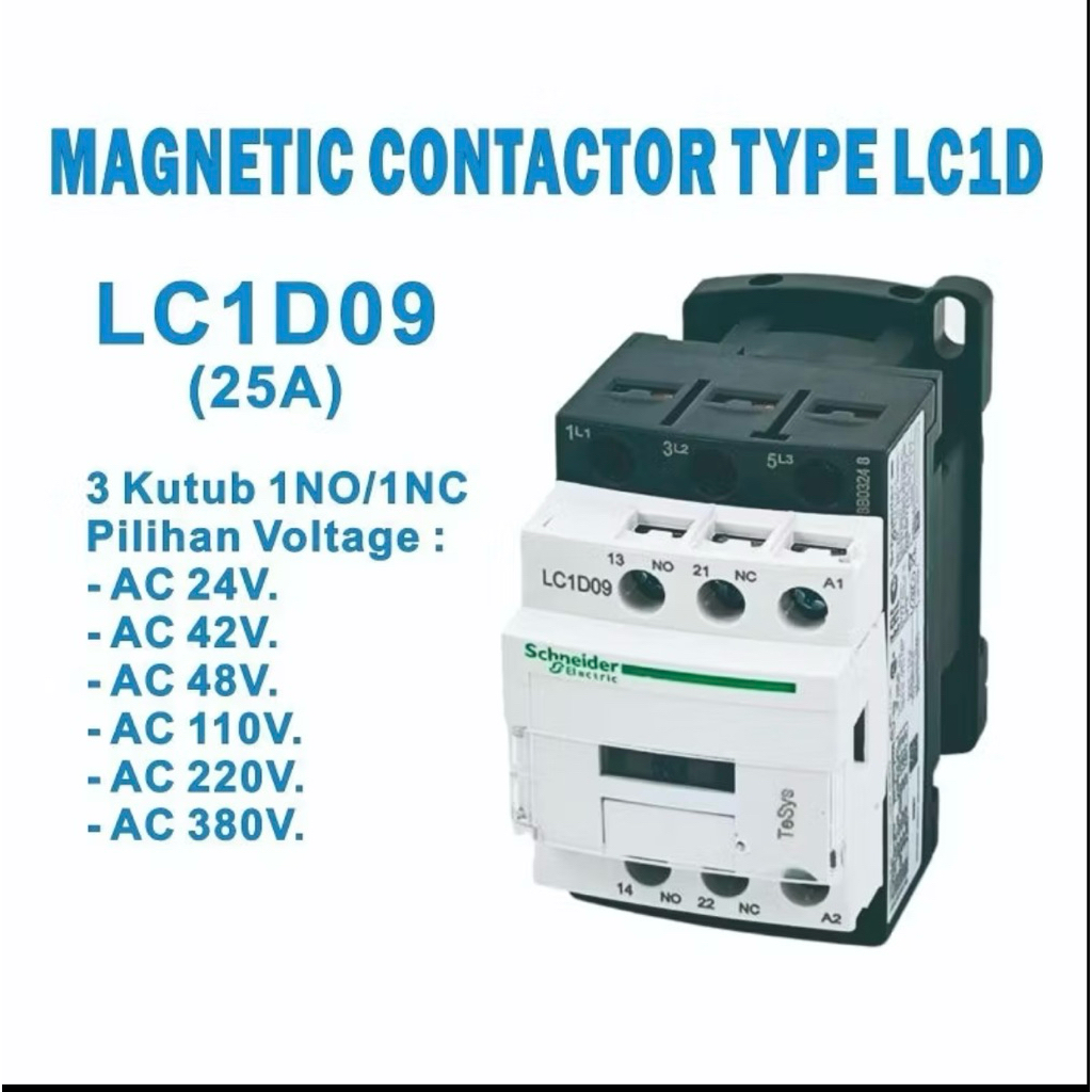 Kontaktor LC1D09 Contaktor lc1d09