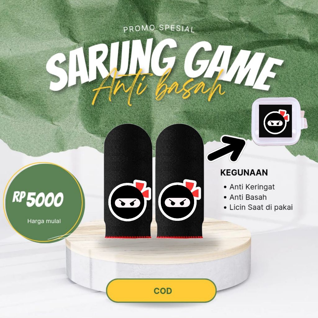Sarung Game + Box mini logo Ninjayu