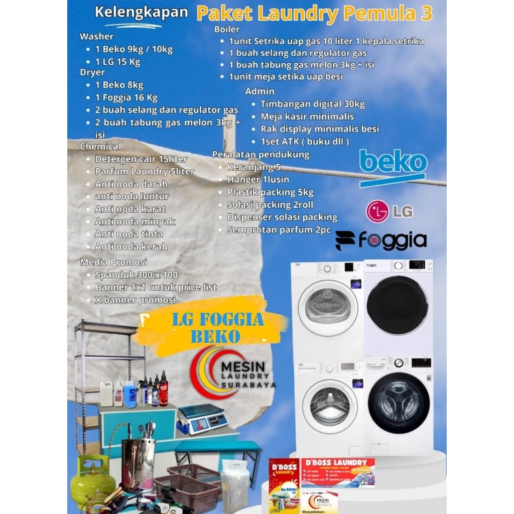 Paket usaha Laundry Pemula 2
