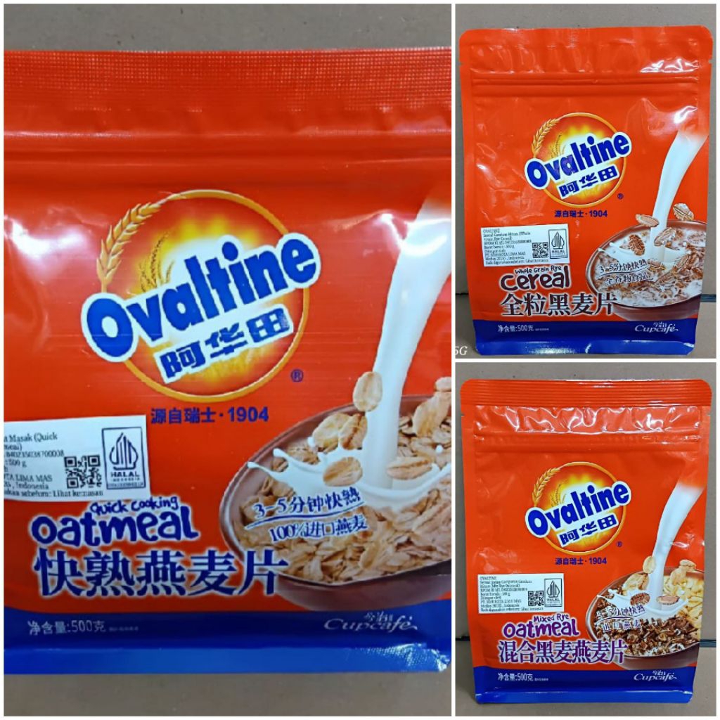 

Ovaltine Oat Instant/Rolled Oat 500gr