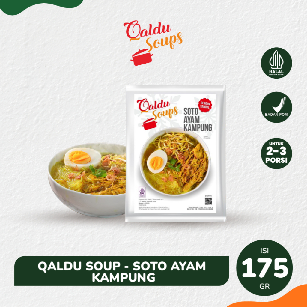 

QALDU SOUP - SOTO AYAM KAMPUNG 175GR