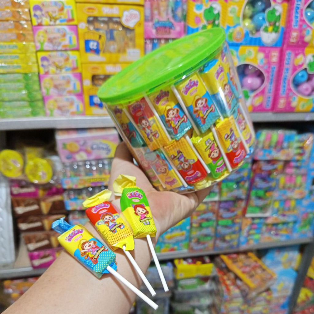 

LOLLIPOP SOFT CANDY 1 TOPLES ISI 60.pcs