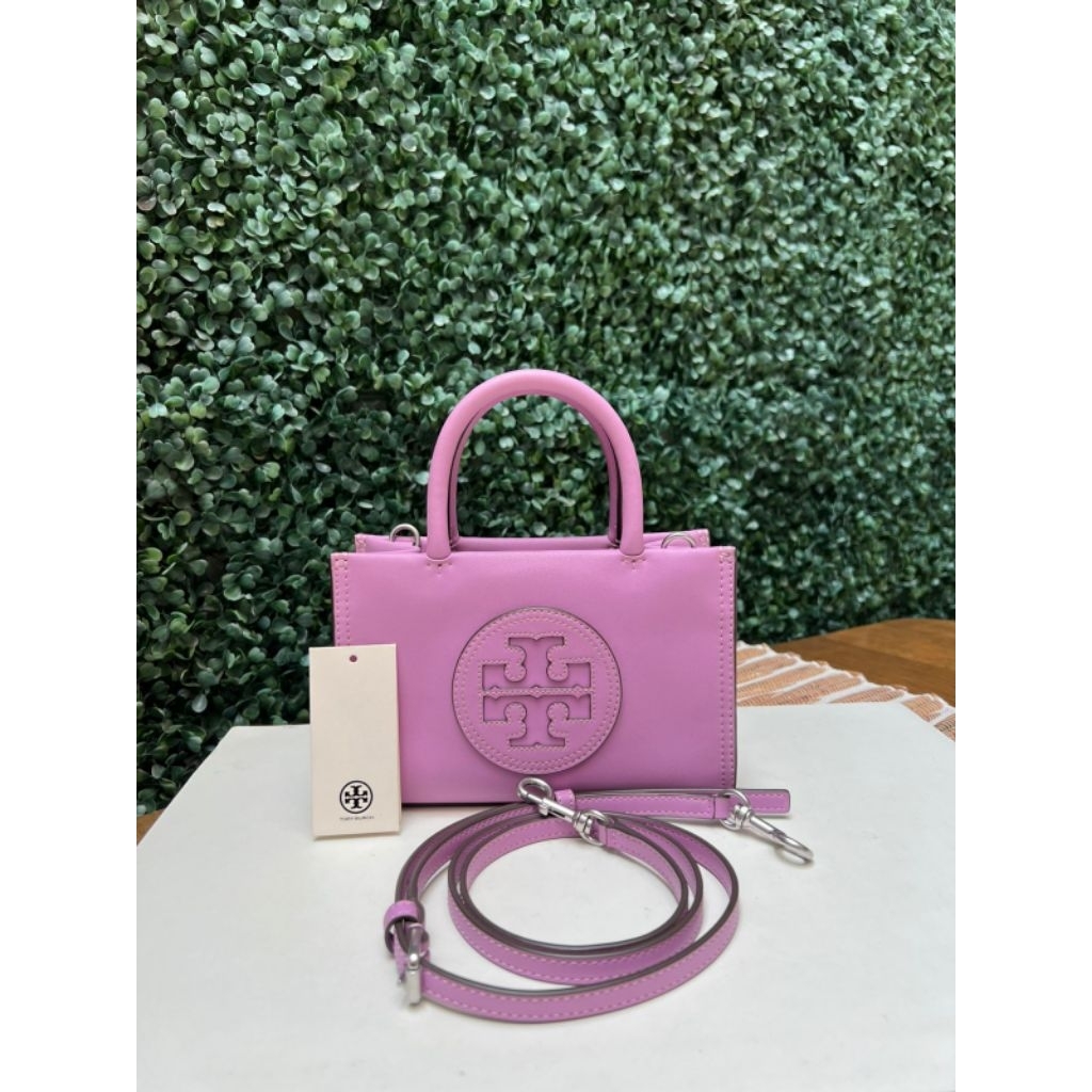 Preloved ella mini tote bag bright amethyst