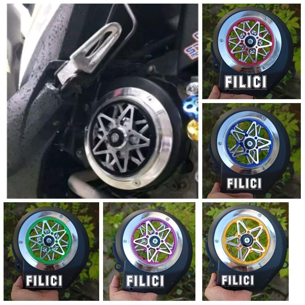 Tutup Kipas Mio Sporty Cover Kipas Mio Sporty Tutup Kipas Mio Soul Karbu Set Spinner PNP Mio Smile S
