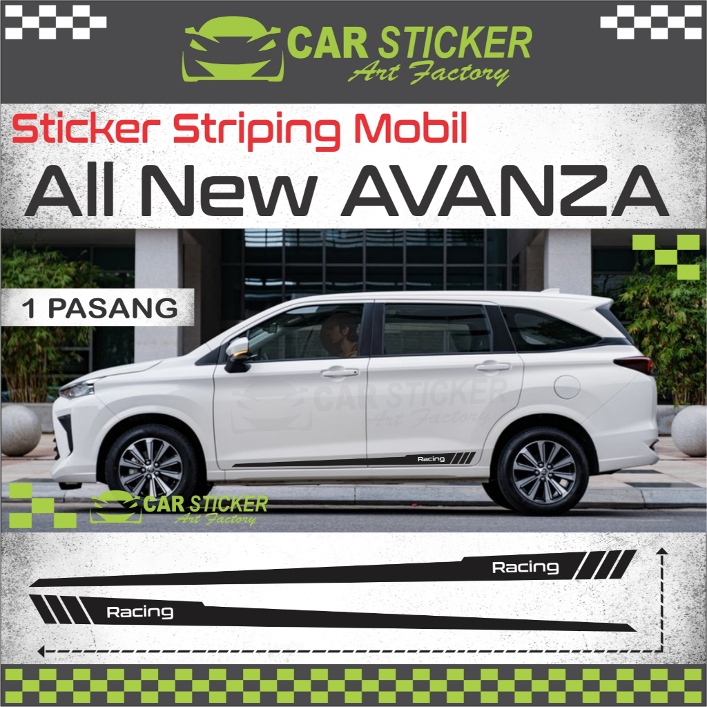 A21 Stiker Striping All New Avanza / Stiker Toyota Avanza / Striping Avanza