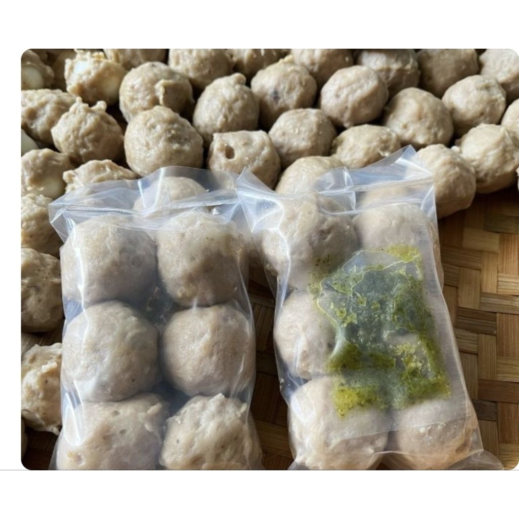 

bakso daging enak home made. lbh besar