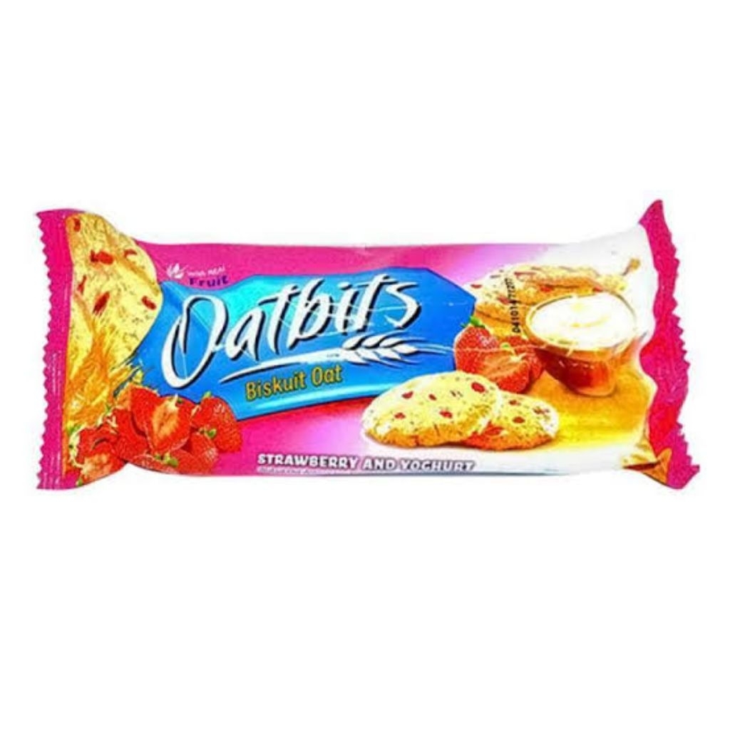 

Oatbits Biskuit Oat Strawberry & Yogurt 110 gram