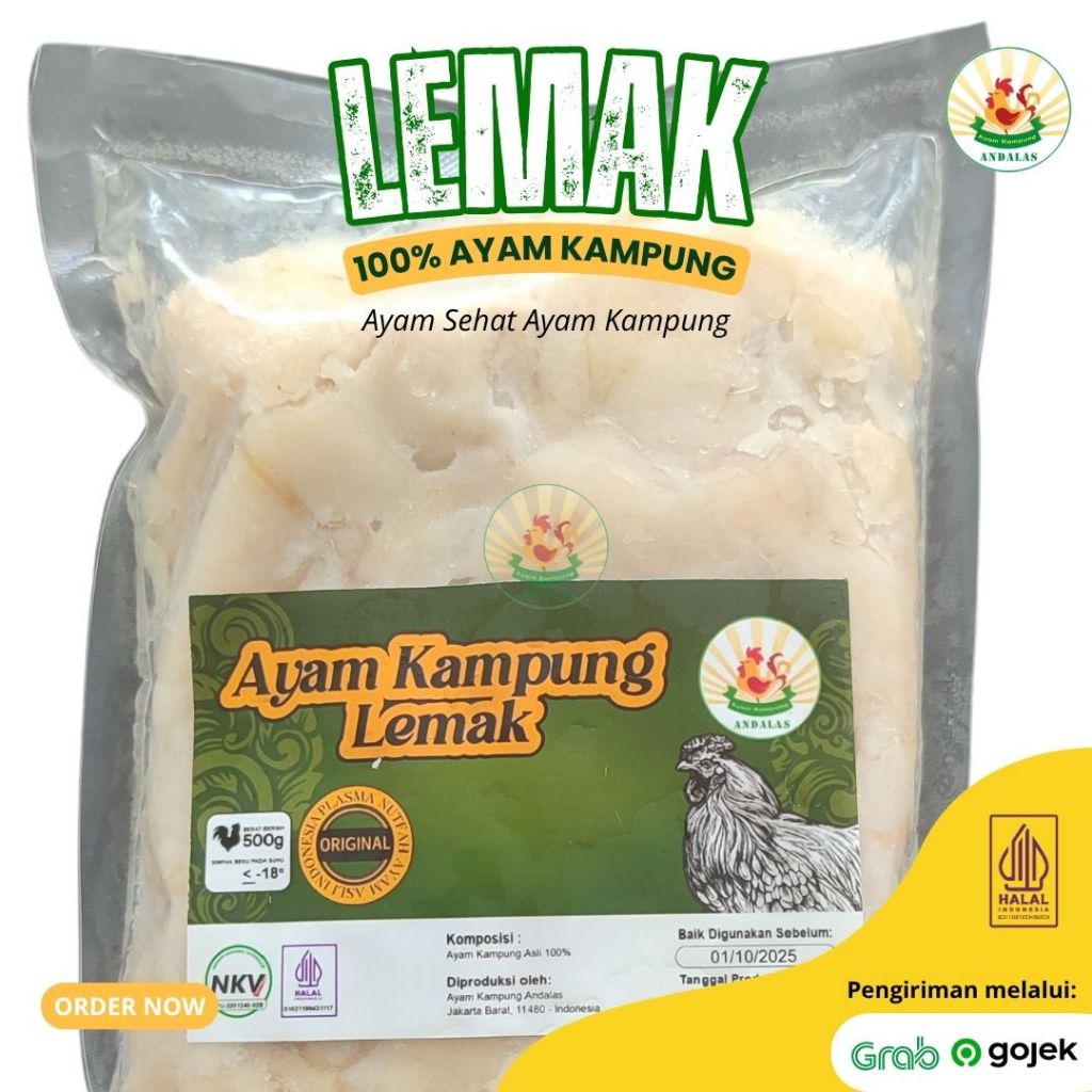

Lemak Ayam Kampung 500 Gram