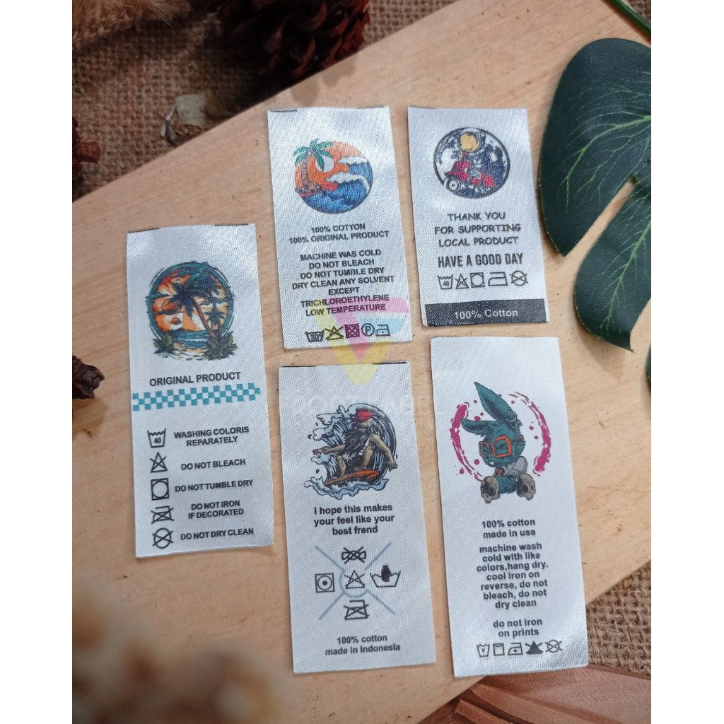 

LABEL SATIN CUSTOM / LABEL SATIN FULL WARNA / LABEL BAJU / LABEL TAG WASHING / LABEL HIJAB / LABEL SIZE