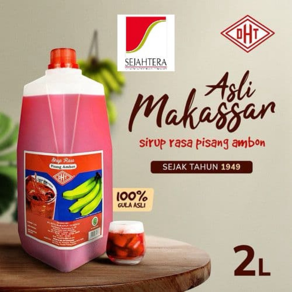 

DHT SYRUP PISANG AMBON 2ltr JRG