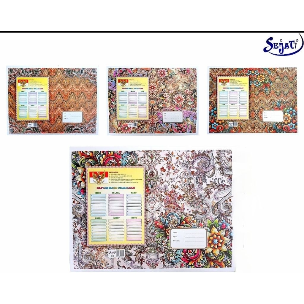 

SAMPUL BUKU KWARTO PENDEK BATIK SEJATI SP-KWT MOTIF RANDOM