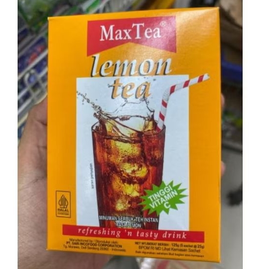 

Max tea lemon tea 125g 5's