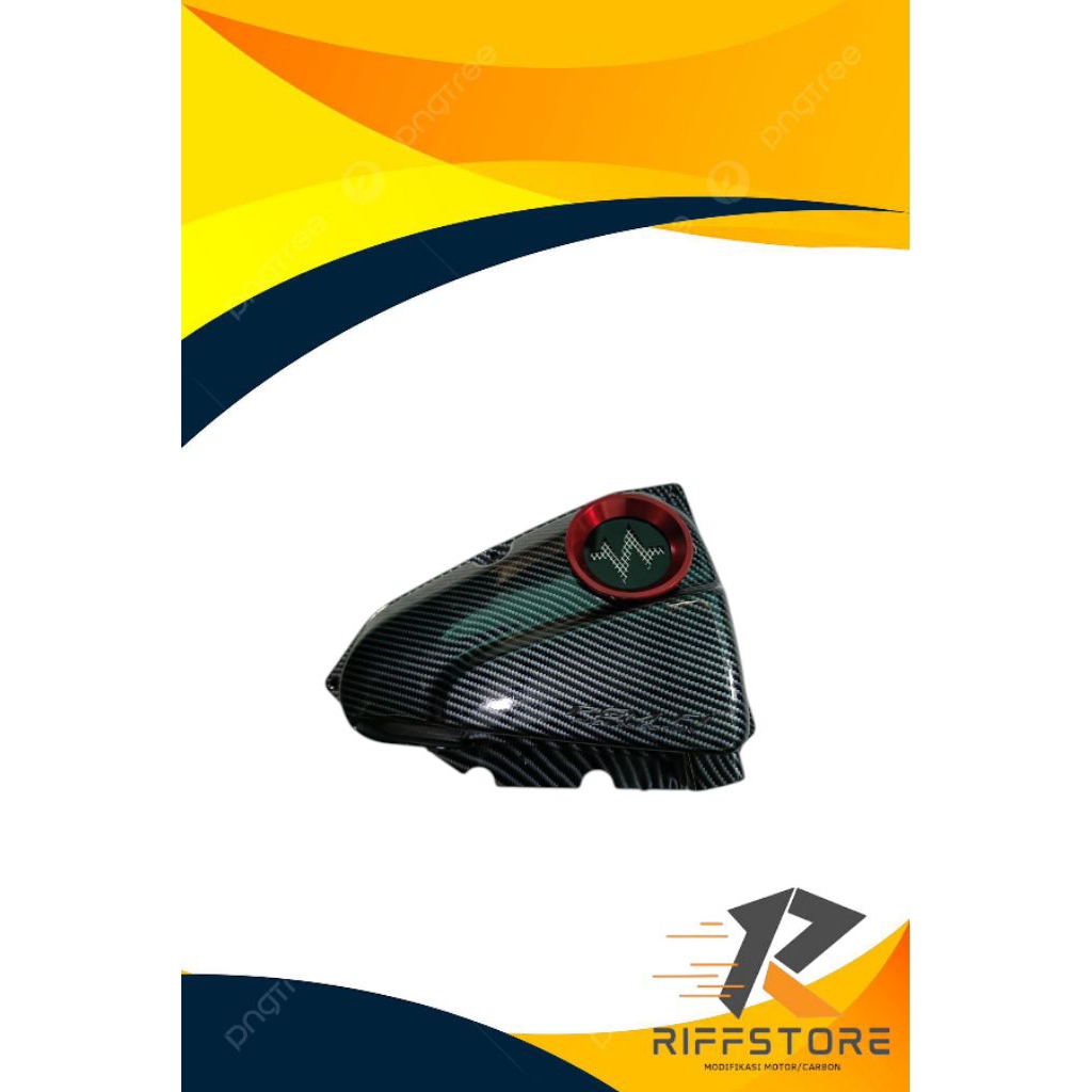 cover filter carbon beat pgm fi// tutup filter Scoopy PGM-FI// beat stater kasar//2013