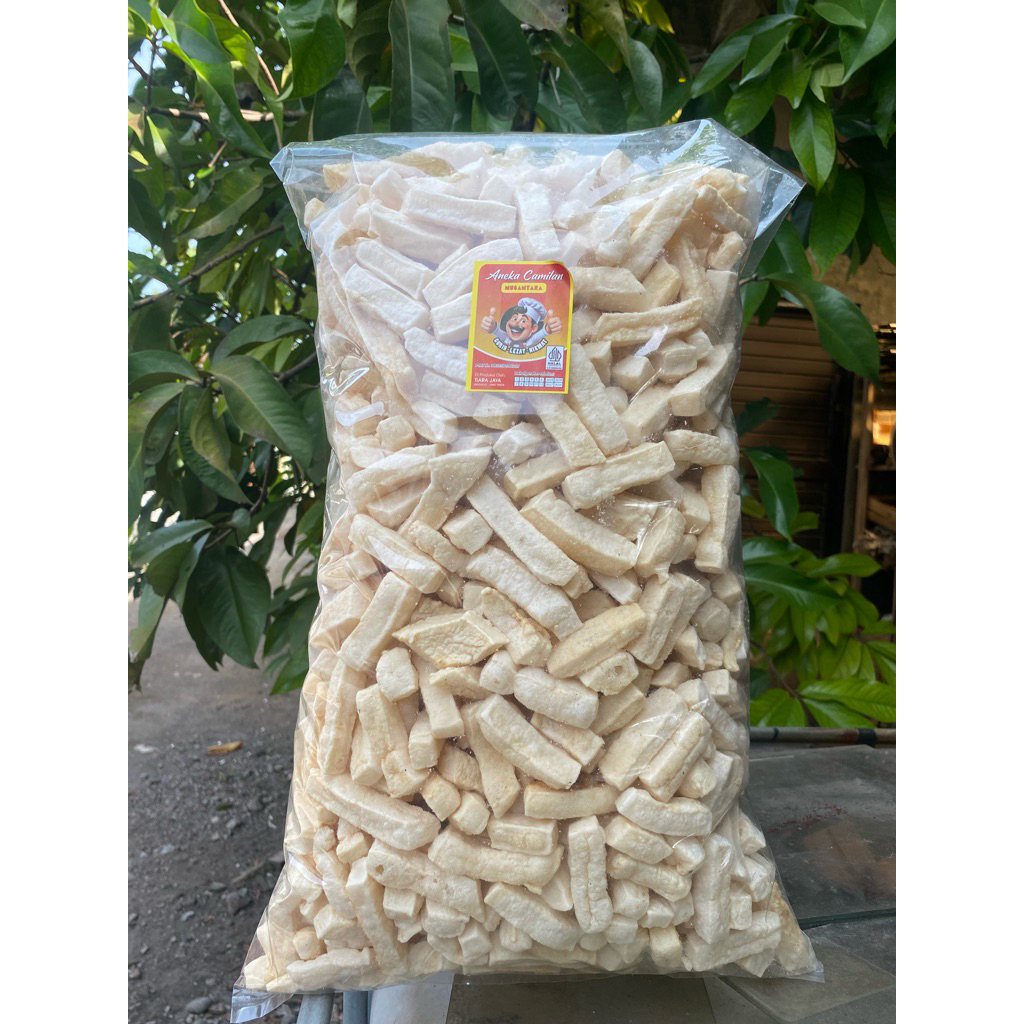 

1 Kg Kerupuk Rambak Tahu Stik Mini Rasa Terasi Bawang Original Renyah Gurih Snack Camilan Nusantara
