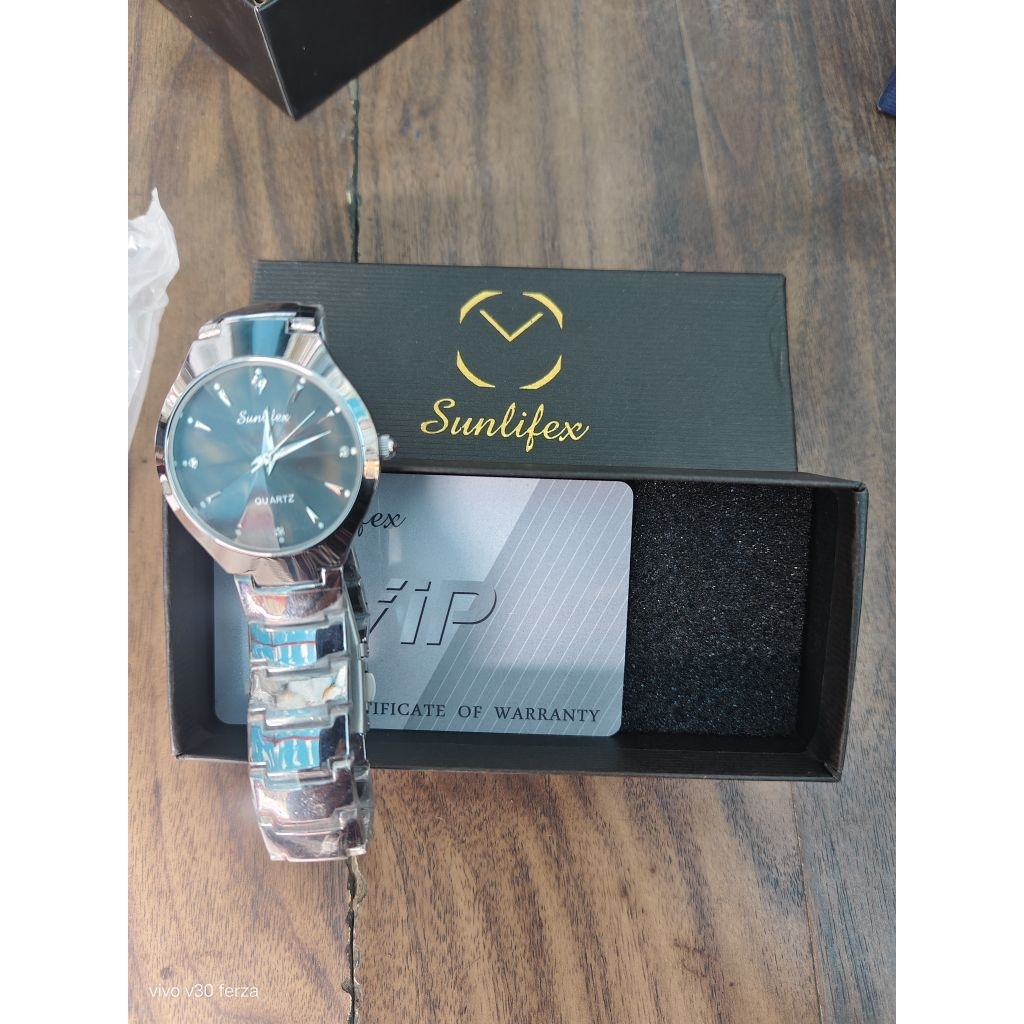 jam tangan stainless pria sunlifex