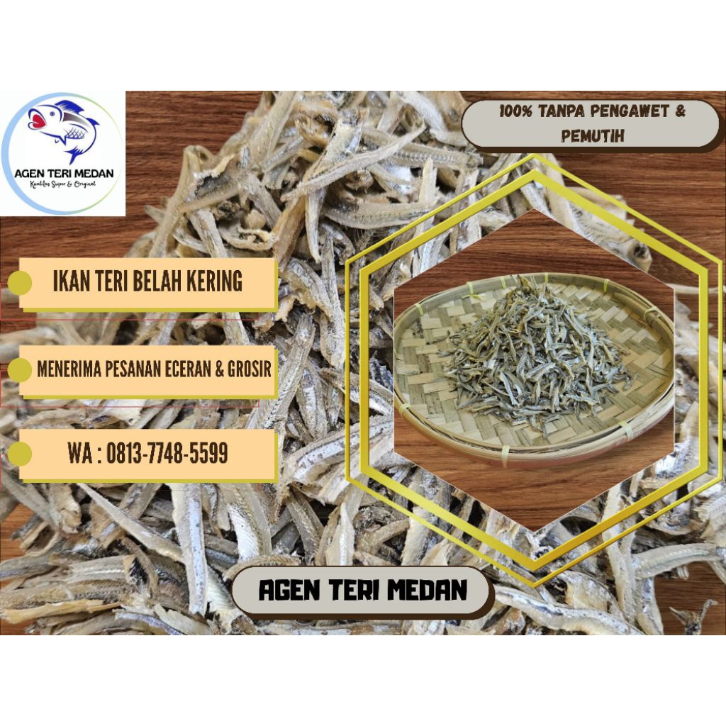 

IKAN TERI BELAH KERING - SPECIAL FOOD OF MEDAN