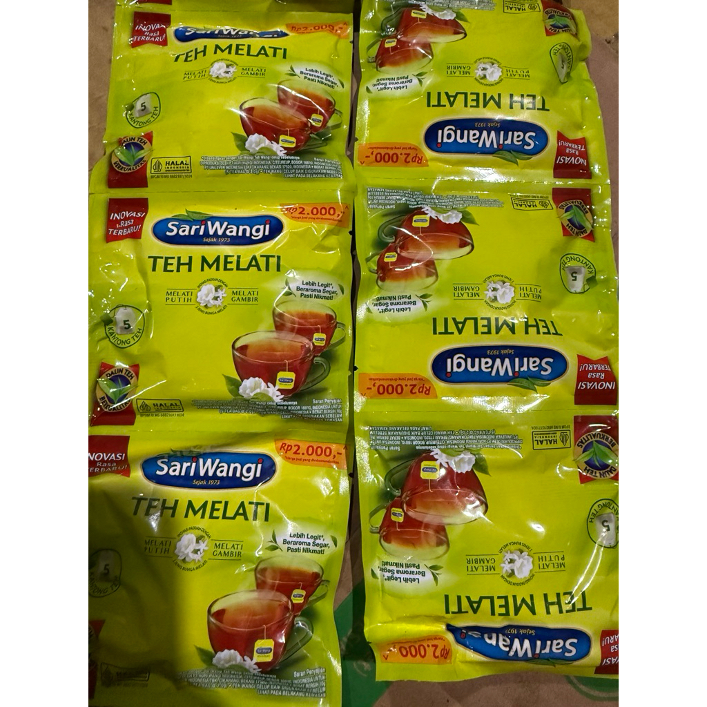 

Sari Wangi Teh Melati Renceng isi 12 pcs
