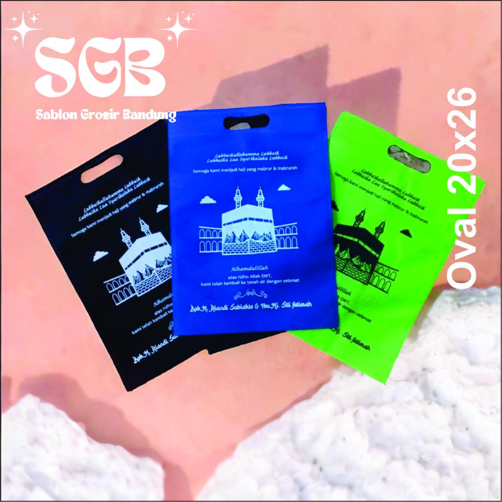 

Goodie Bag Sablon custom / Tas Sablon Spunbound 20x26cm