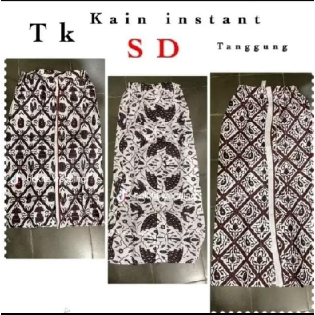 Bawahan Jarik Katun Motif Batik Anak Perempuan