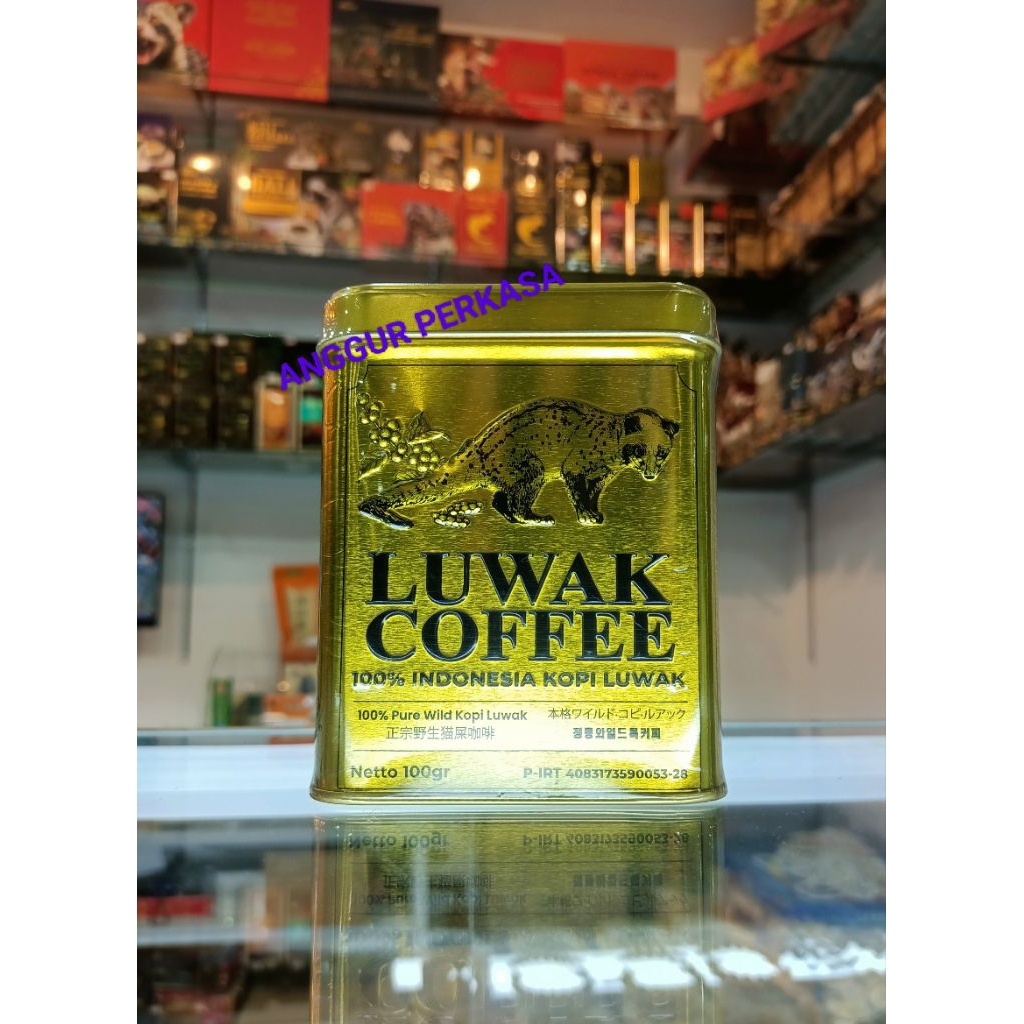 Kopi Luwak Liar Asli [Arabica] || Kemasan Kaleng Gold
